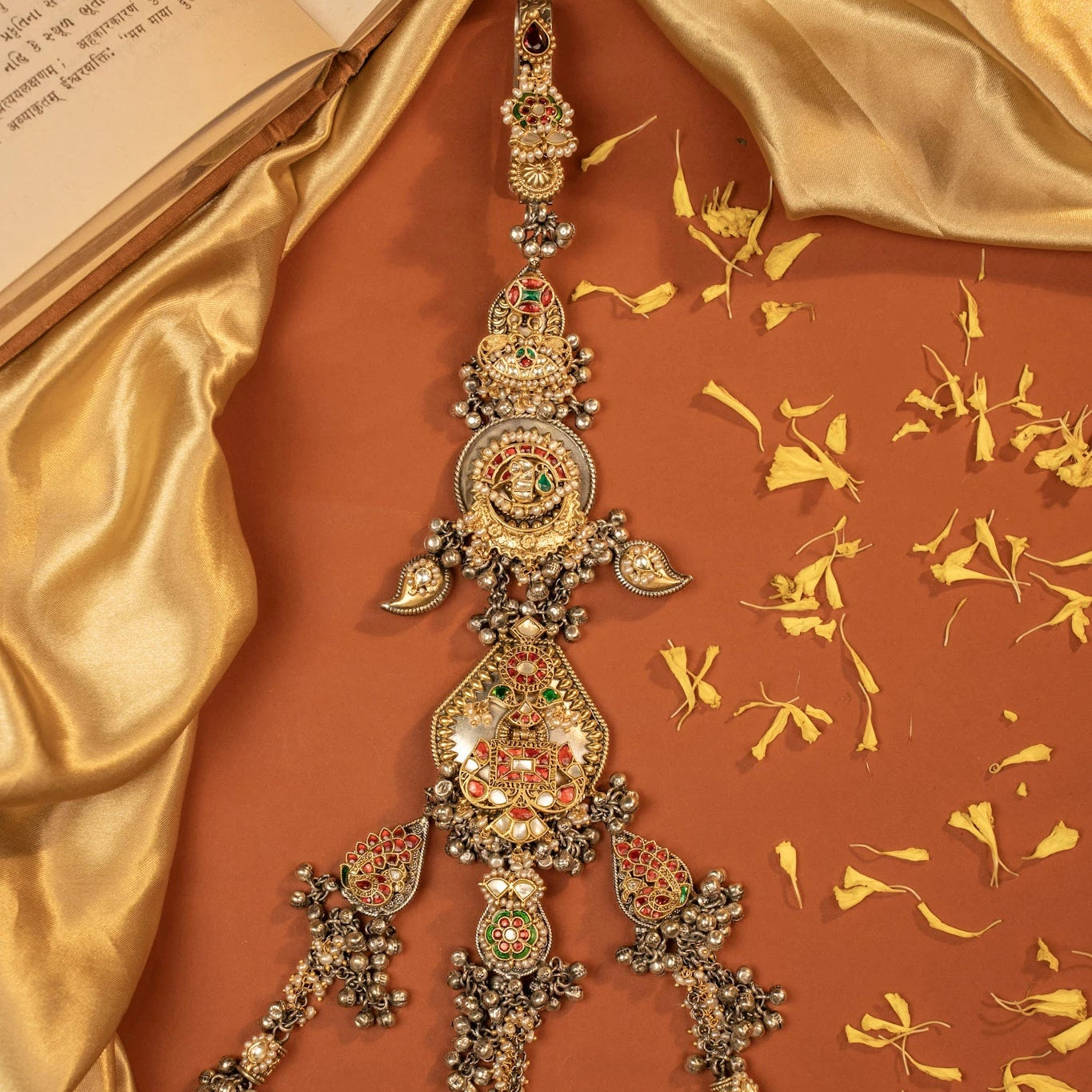P925 Silver Rangmahal Ghungroo Juda
