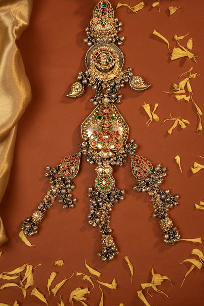 P925 Silver Rangmahal Ghungroo Juda