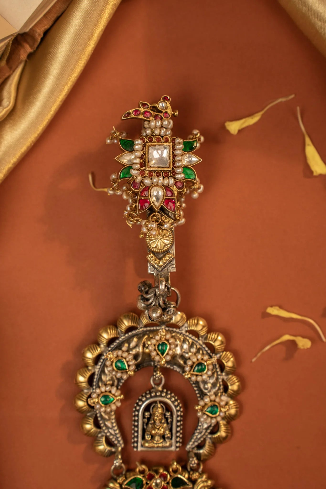 P925 Silver Devi Darshan Temple Juda