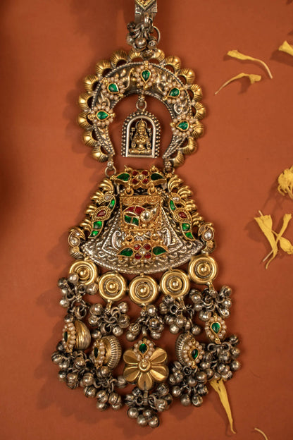 P925 Silver Devi Darshan Temple Juda