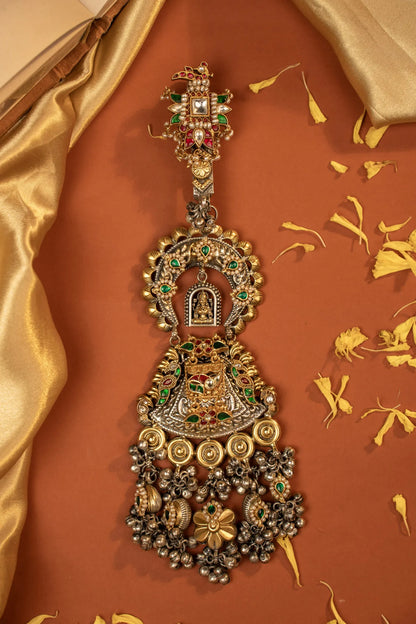 P925 Silver Devi Darshan Temple Juda