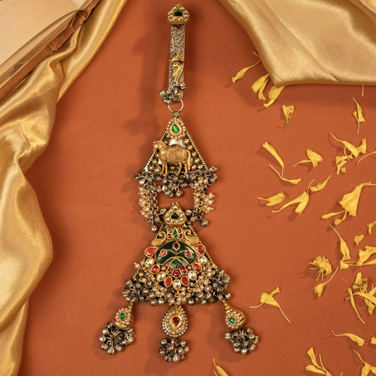 P925 Silver Ashwarohi Ghungroo Juda