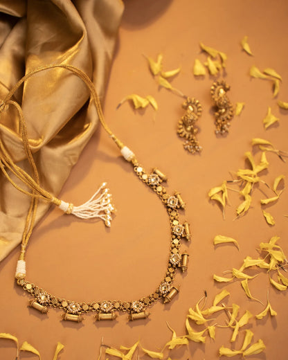 P925 Silver Heritage Dholak Charm Necklace