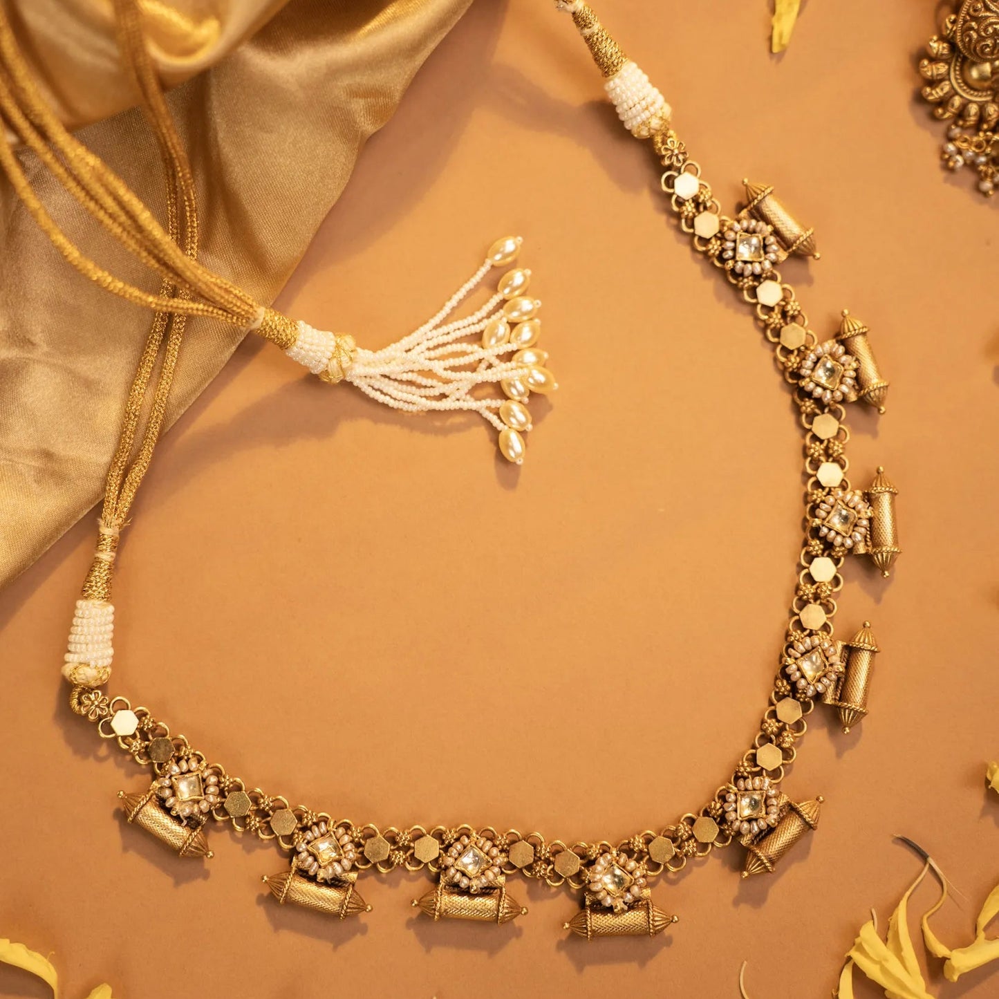 P925 Silver Heritage Dholak Charm Necklace