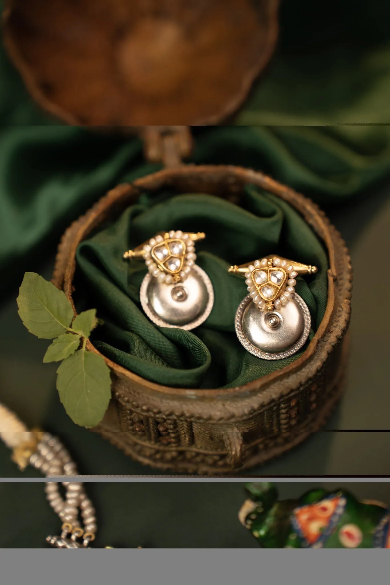 P925 Silver Classic Pearl Dome Earrings