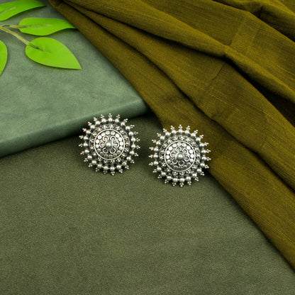 P925 Silver Surya Bloom Studs