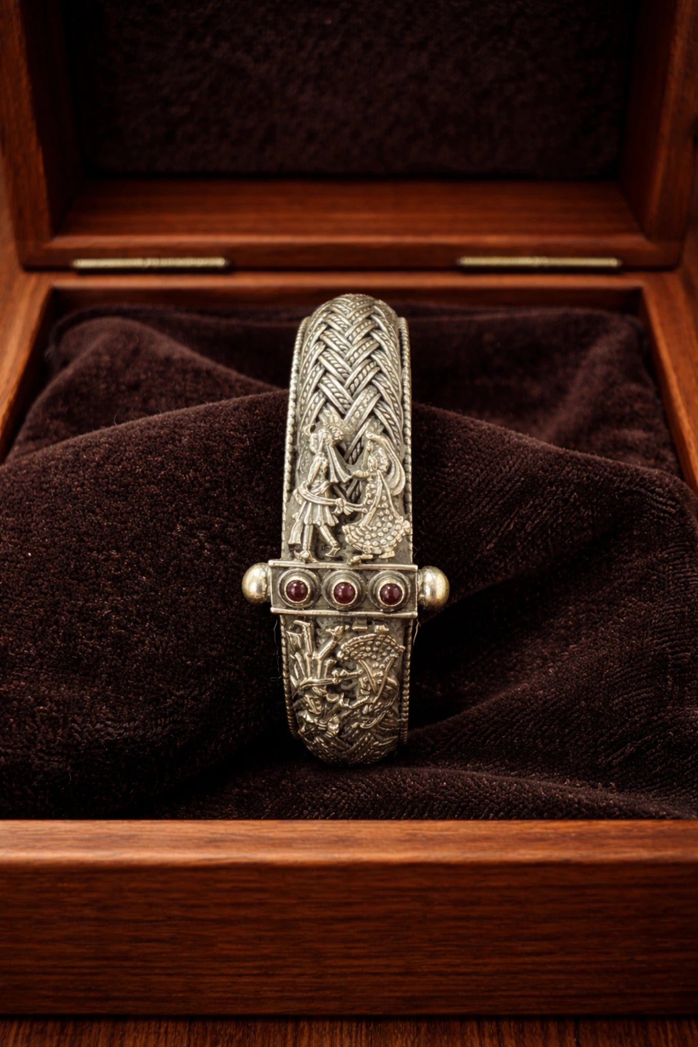 p92.5 Silver Padma Bangles