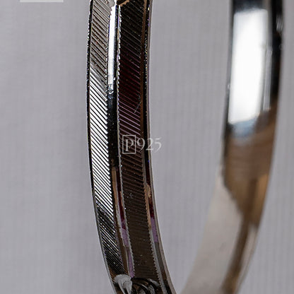 P925 silver Men's designed Kada