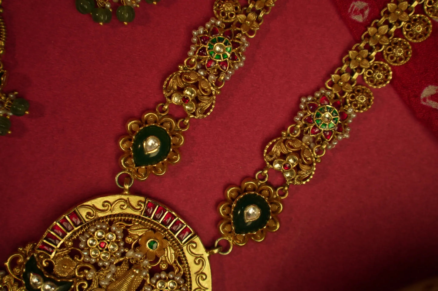 P925 Silver Padmapriya Temple Haar