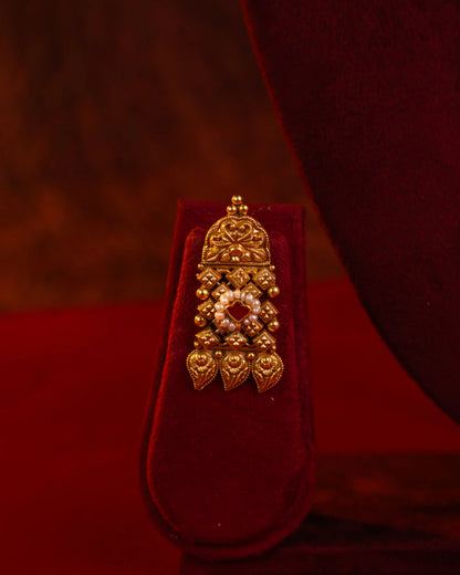 P925 Silver The Zarika Statement Necklace With Earrings