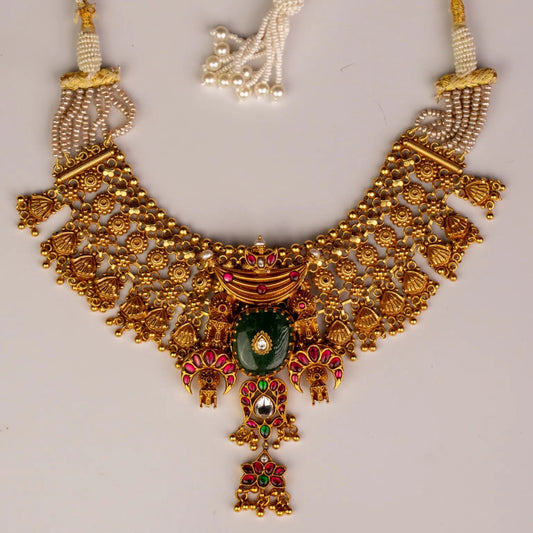 P925 Silver The Imperial Kundan Necklace
