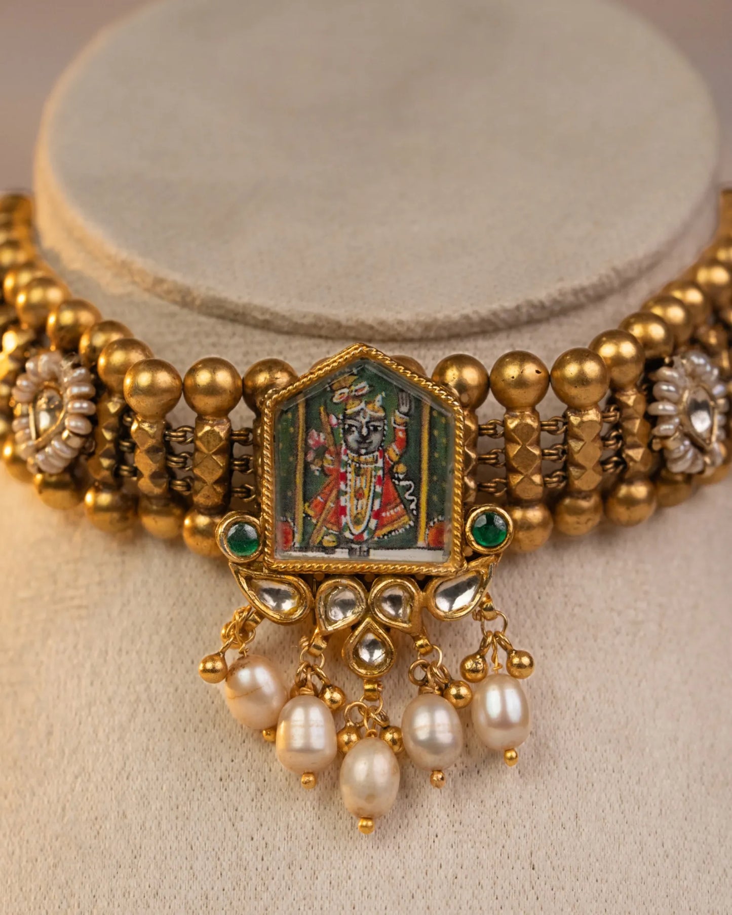 P925 Silver The Govardhan Choker