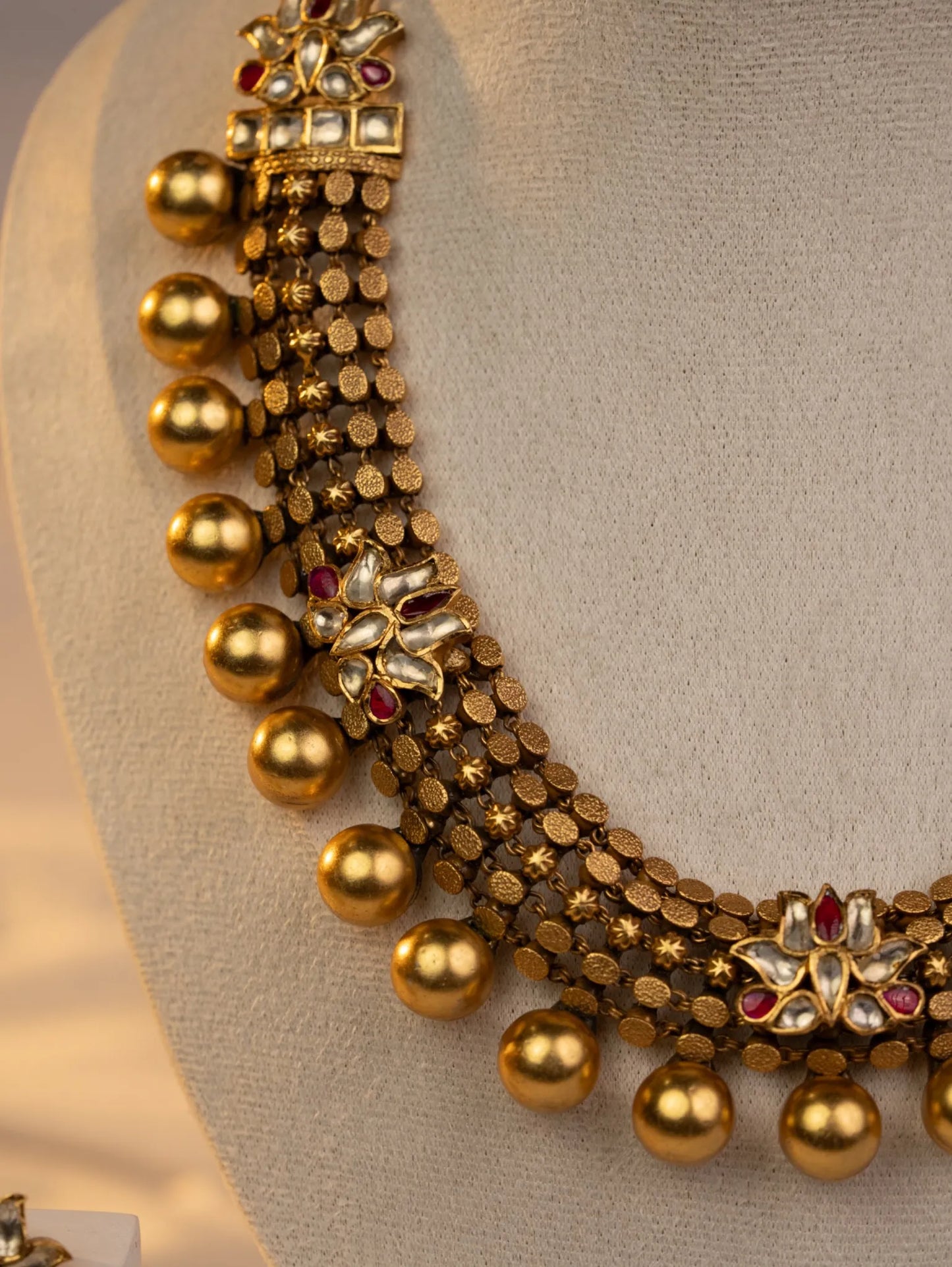 P925 Silver Svarna Necklace With Earring