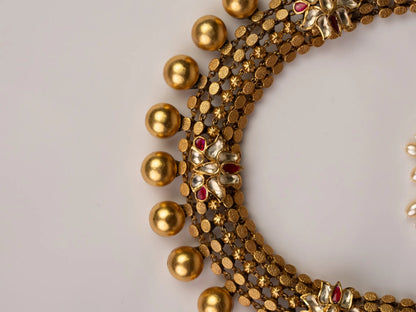 P925 Silver Svarna Necklace With Earring