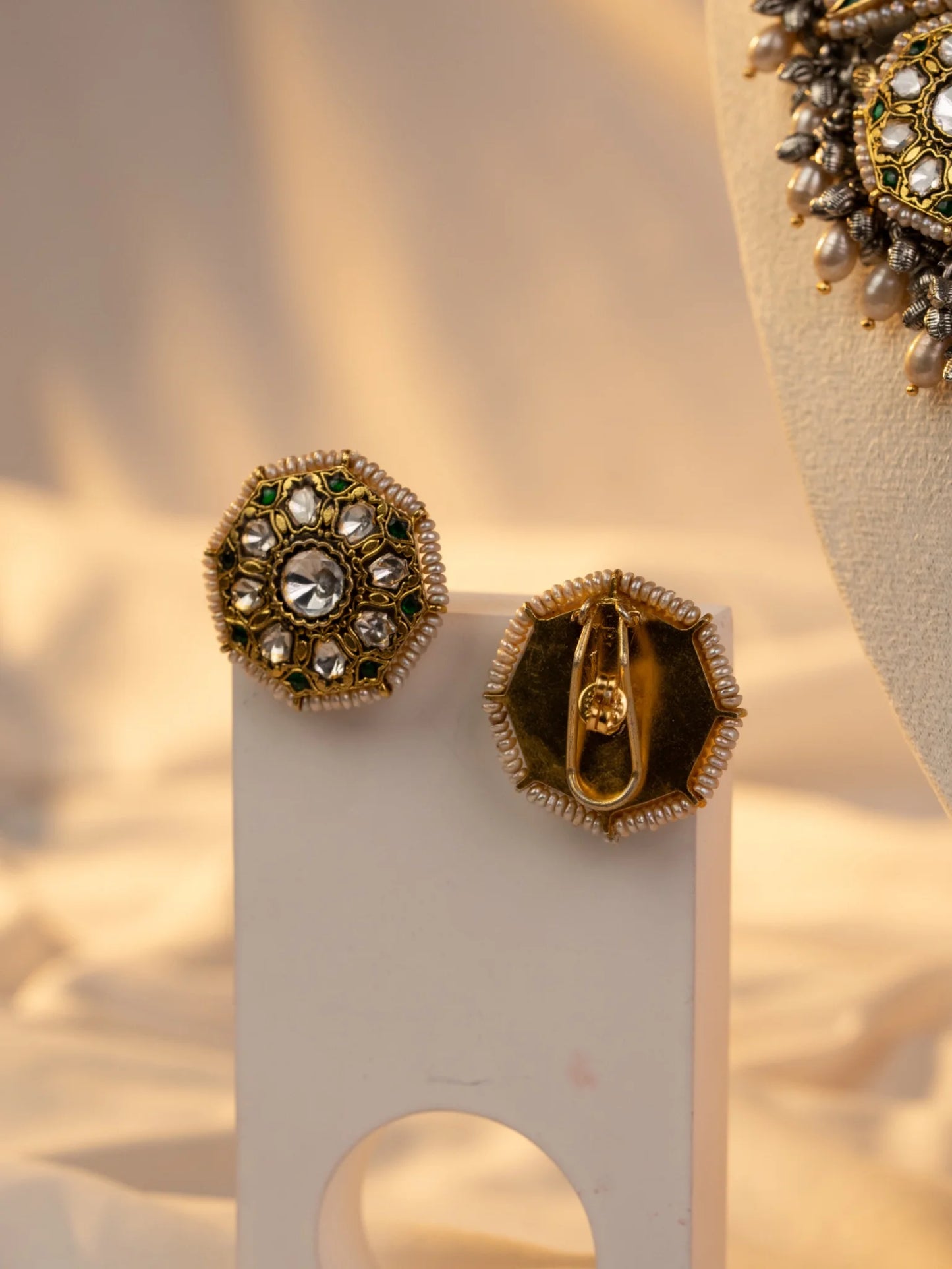 P925 Silver Morika Statement With Earrings