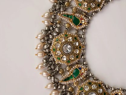 P925 Silver Morika Statement With Earrings