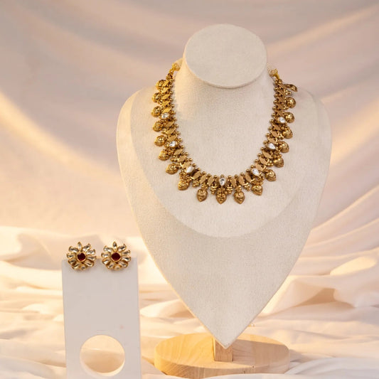 P925 Silver Tarini Necklace With Earrings