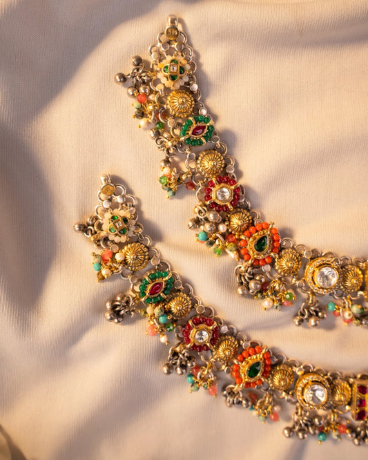 P925 Silver Meher Noor Payal
