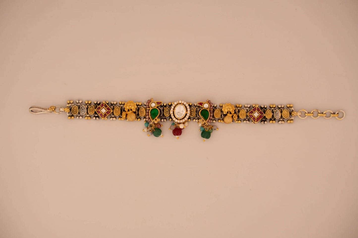 P925 Silver Mayura Paisley Bracelet