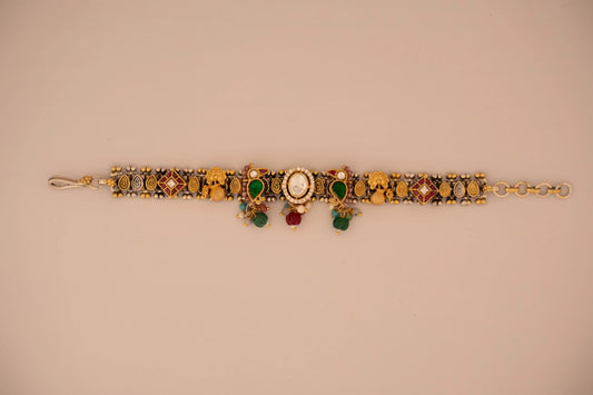 P925 Silver Mayura Paisley Bracelet