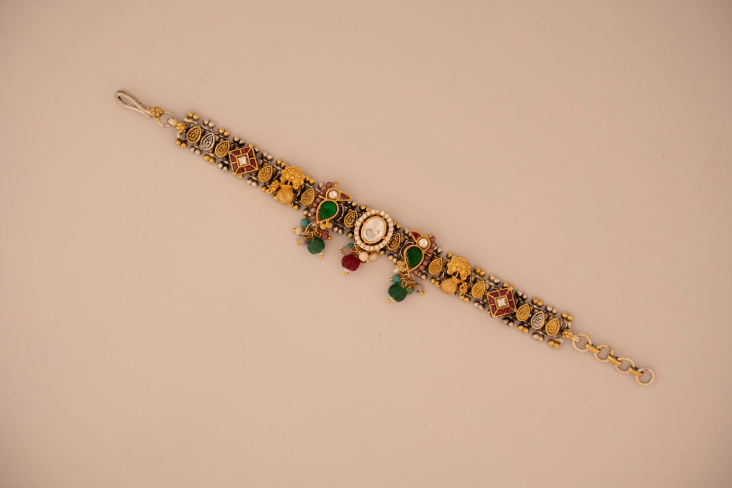 P925 Silver Mayura Paisley Bracelet