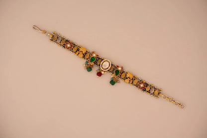 P925 Silver Mayura Paisley Bracelet