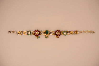 P925 Silver Noor Panna Bracelet