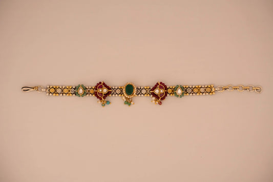 P925 Silver Noor Panna Bracelet
