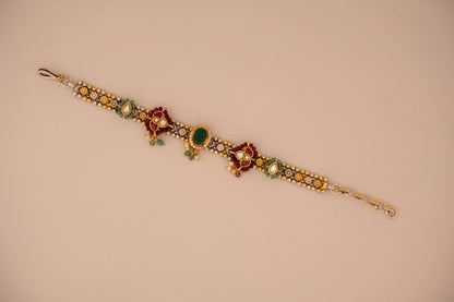 P925 Silver Noor Panna Bracelet