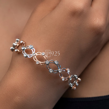 P925 Silver 2 in 1 Ring and bracelet