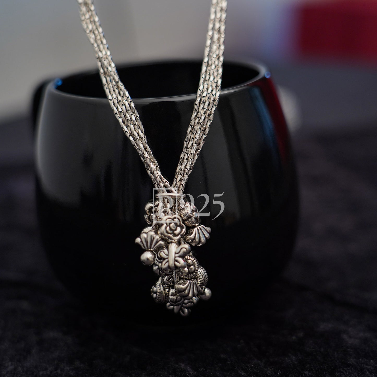 P925 Adjustable Silver Necklace