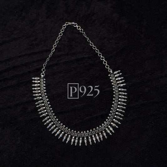 P925 Antique Intricate Statement Neckpiece