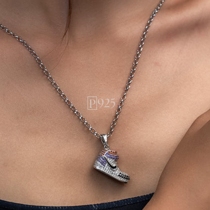 P925 silver shoe-obsessed pendant