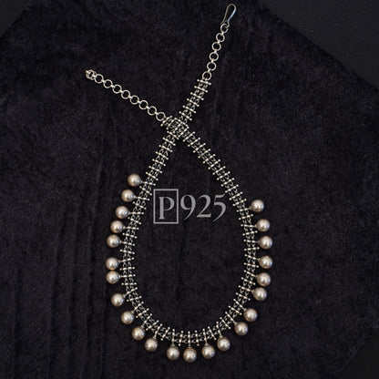 P925 Pearl Silver Neckpiece