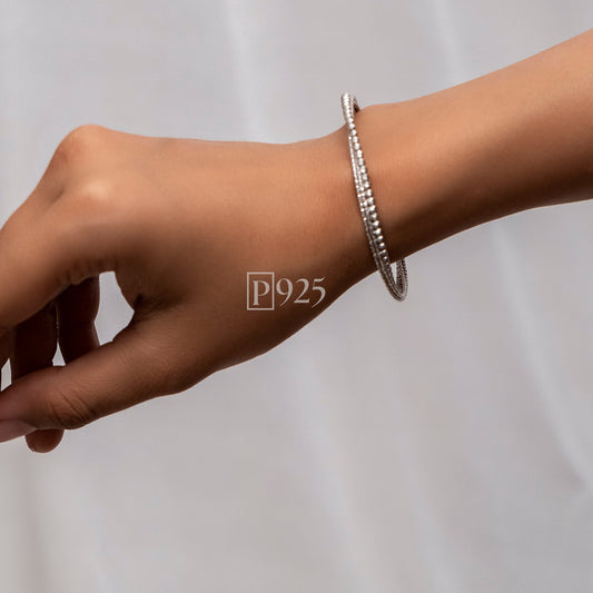 P925 Italian layered bracelet