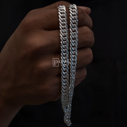 P925 Silver Men's The Classic Curb Chain