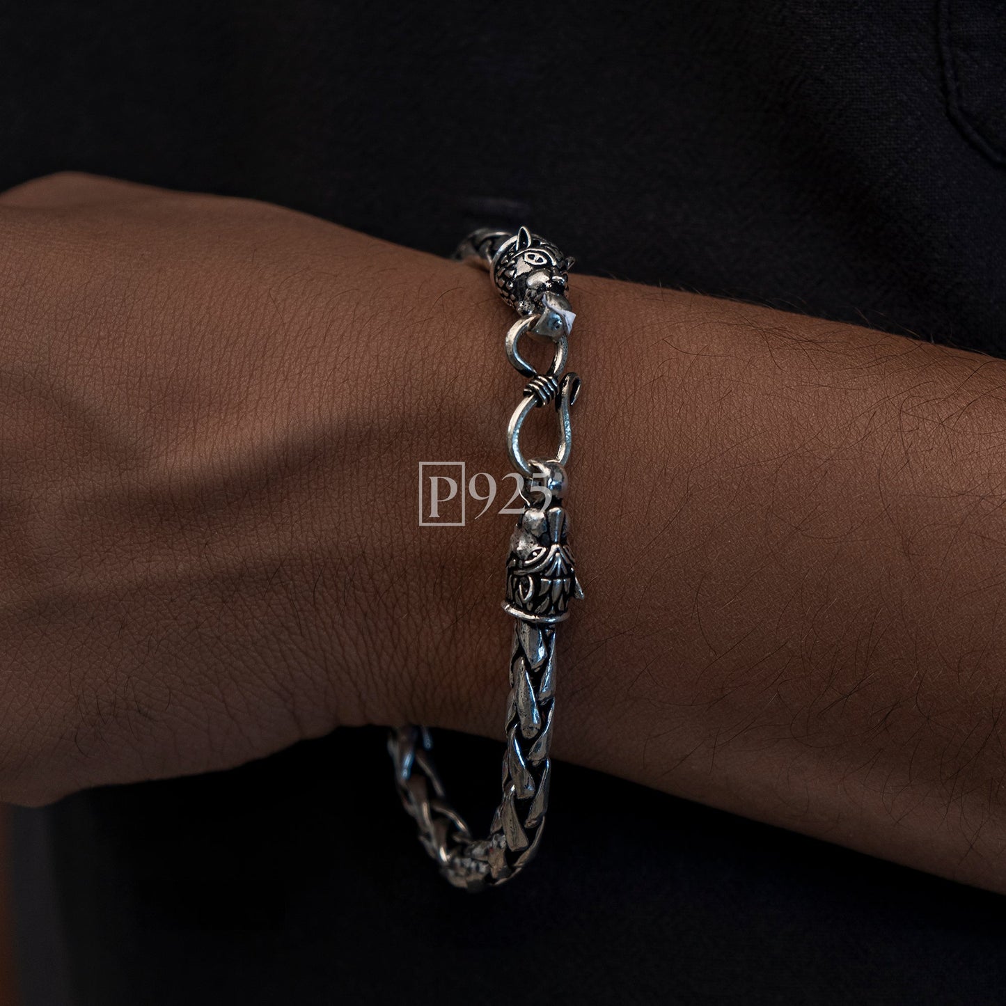 P925 silver Men's The Bold Link bracelet