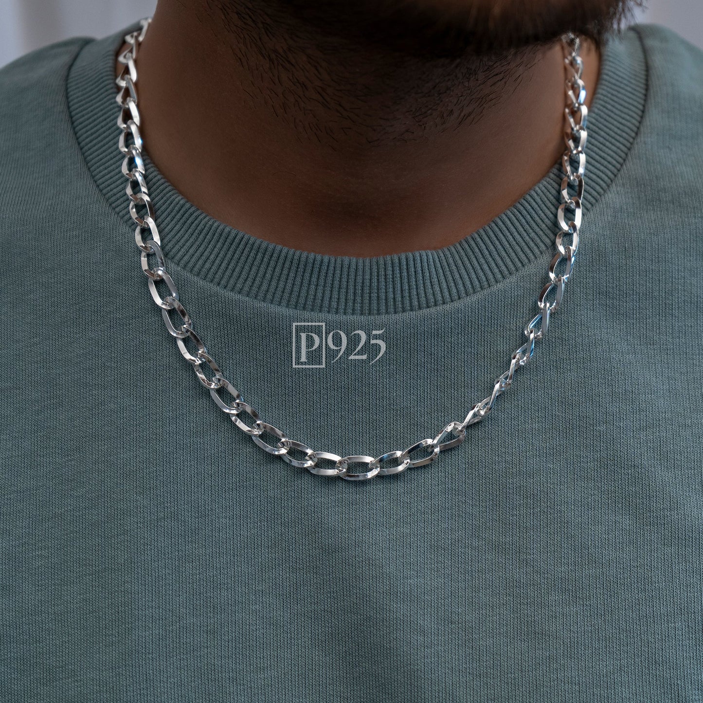 P925 silver The Timeless Link men chain