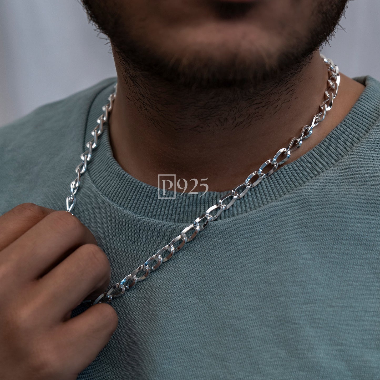 P925 silver The Timeless Link men chain