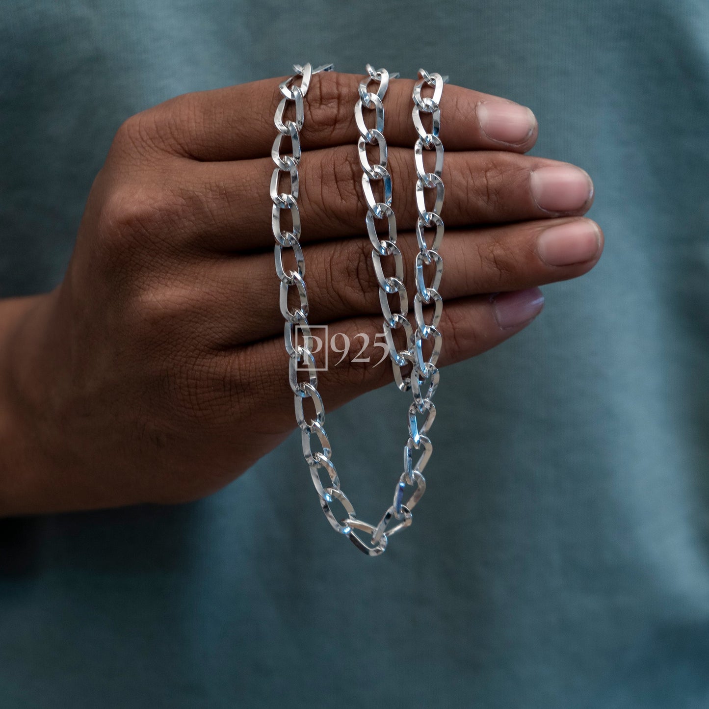 P925 silver The Timeless Link men chain