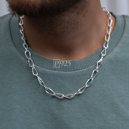 P925 silver Men's The Sterling Link chain