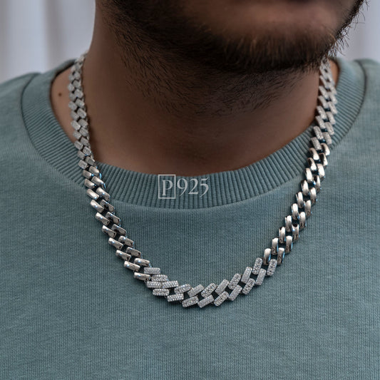 P925 Silver Men's The Iconic cuban Link Chain