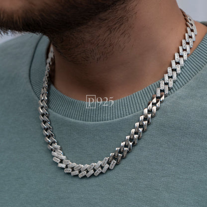 P925 Silver Men's The Iconic cuban Link Chain