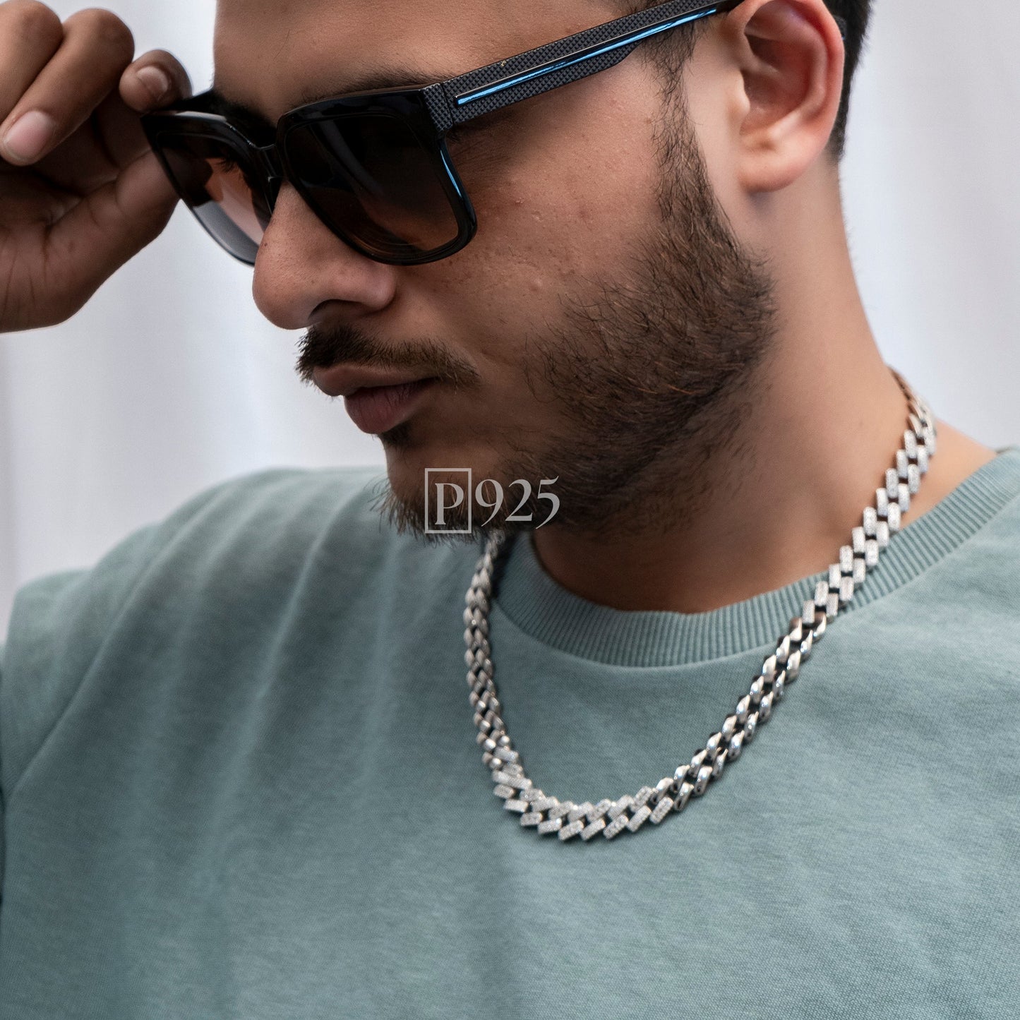 P925 Silver Men's The Iconic cuban Link Chain