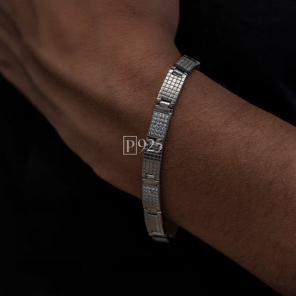 P925 silver modern luxury affordable men bracelet