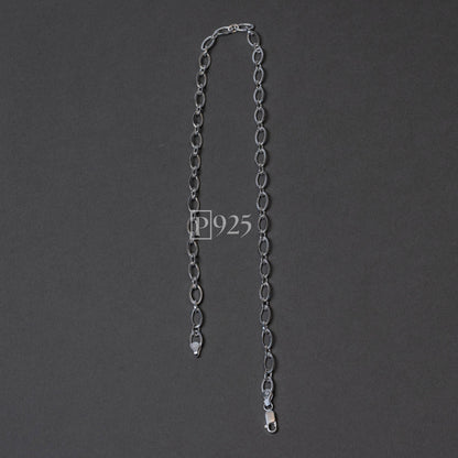 P925 silver sleek light weight men chain