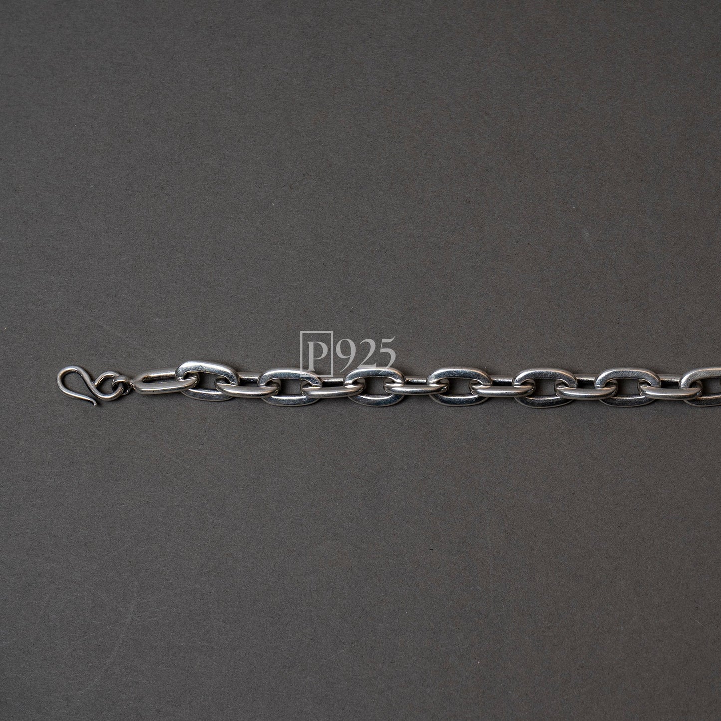 P925 SILVER Men's The Rugged Link bracelet