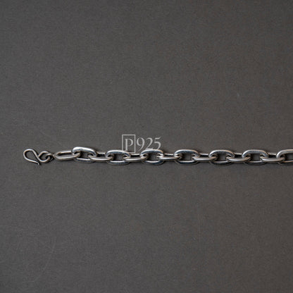 P925 SILVER Men's The Rugged Link bracelet