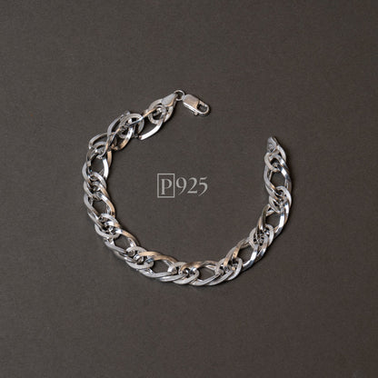 P925 silver Men's The Rugged Link Chain