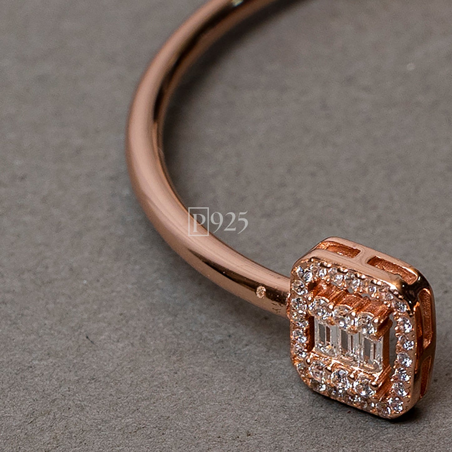 P925 Exquisite Rose Gold Bracelet